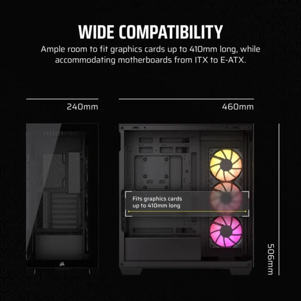 Tempered Glass Mid-Tower PC Case - Image 2
