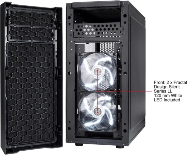 Fractal Design Focus G Black ATX Mid Tower Computer Case - Image 4