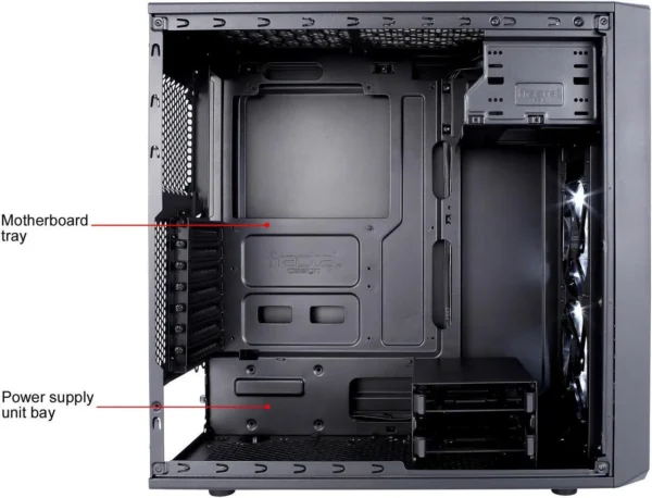 Fractal Design Focus G Black ATX Mid Tower Computer Case - Image 3