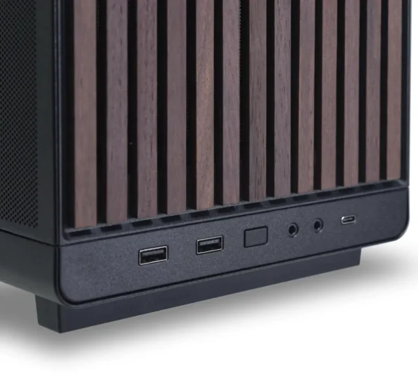 Black Wood front panel Computer Case - Image 4